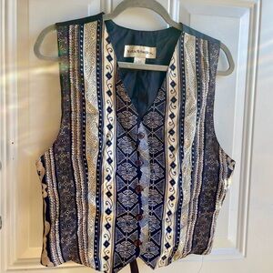 Vintage button up vest
